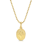 Mini Saint Christopher Charm Necklace by Joy Dravecky