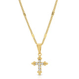 Bali Cross Necklace in Gold by Joy Dravecky