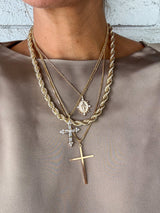 Valentina Necklace in Gold by Joy Dravecky