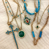 Our Lady of Guadalupe Necklace in Green by Joy Dravecky