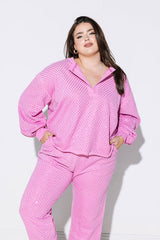 Queen of Sparkles - Sweatshirt - Scattered Rhinestone