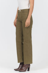 Dear John Denim Holly Straight Leg Jean in Olive Branch
