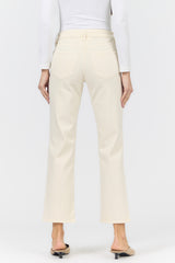 Anika Straight Leg Jean Wheat view 3