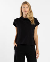 Tillie Ponte Top in Black by Jude Connally