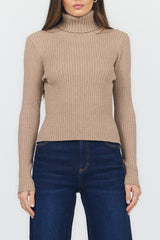 Dear John Denim Arlen Cashmere Turtleneck Sweater in Bear Hug