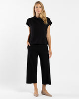 Tillie Ponte Top in Black by Jude Connally