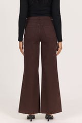 Fiona Wide Leg Jean Dark Oak view 3