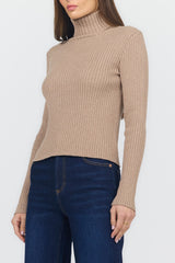 Dear John Denim Arlen Cashmere Turtleneck Sweater in Bear Hug