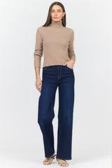 Dear John Denim Arlen Cashmere Turtleneck Sweater in Bear Hug