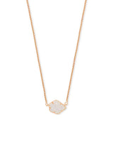 Kendra Scott - Tess Rose Gold Pendant Necklace - Iridescent