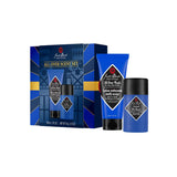 Jack Black All-Over Scent Set holiday gift box with All-Over Wash and Original Pit Boss