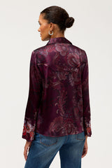 Johnny Was Western Flutter Sleeve Blouse - Tazari, back