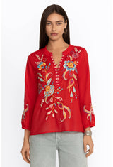 Johnny was - Joele Ruffle Field Blouse