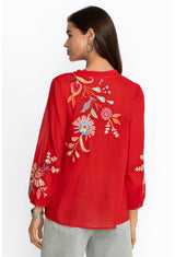 Johnny was - Joele Ruffle Field Blouse