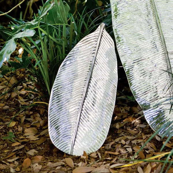 Beatriz Ball - Platters - Garden Jungle Leaf Platter - Large