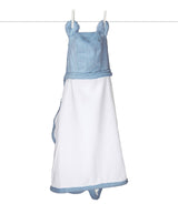 Little Giraffe - Luxe™ Baby Towel: Cornflower