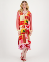 ME369 Violet Lucky Me T-Dress