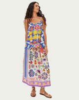 ME369 Vanessa Markers Printed Skirt