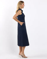 Chelsea Dress in Navy Saddle by Jude Connally