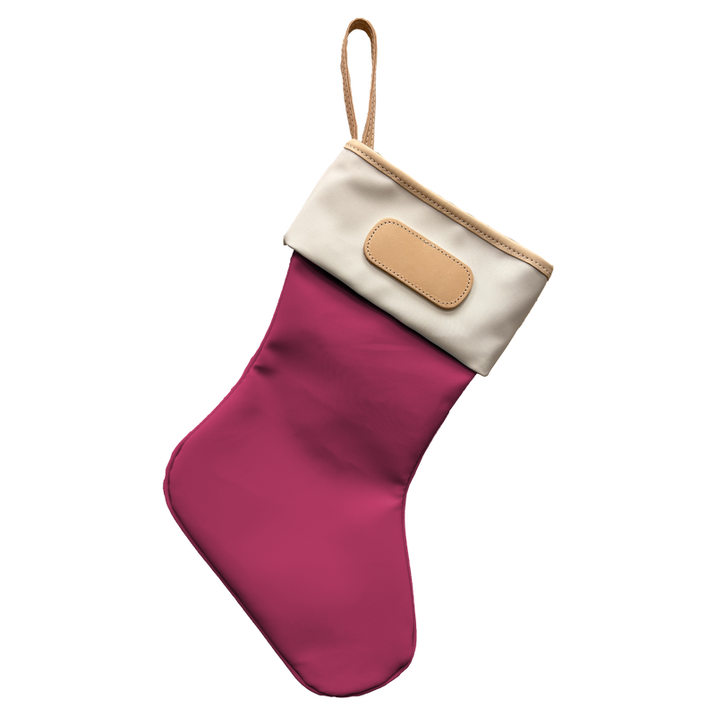 Jon Hart Design - Christmas Stocking - Berry Coated Canvas