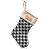 Jon Hart Design - Christmas Stocking - Houndstooth Coated