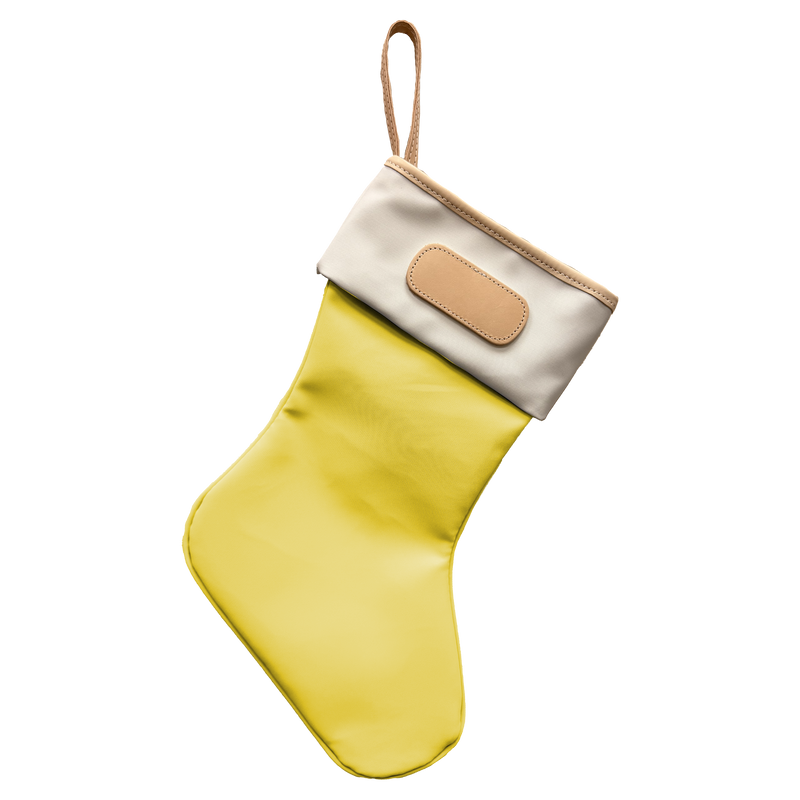 Jon Hart Design - Christmas Stocking - Lemon Coated Canvas