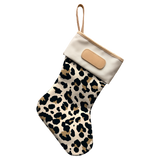 Jon Hart Design - Christmas Stocking - Leopard Coated Canvas