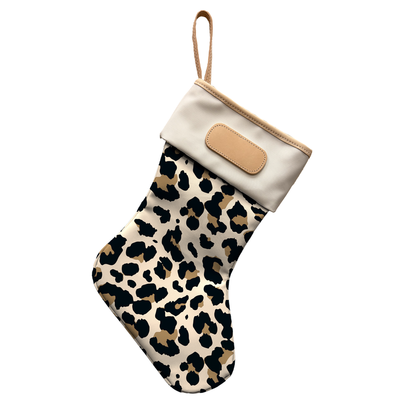 Jon Hart Design - Christmas Stocking - Leopard Coated Canvas
