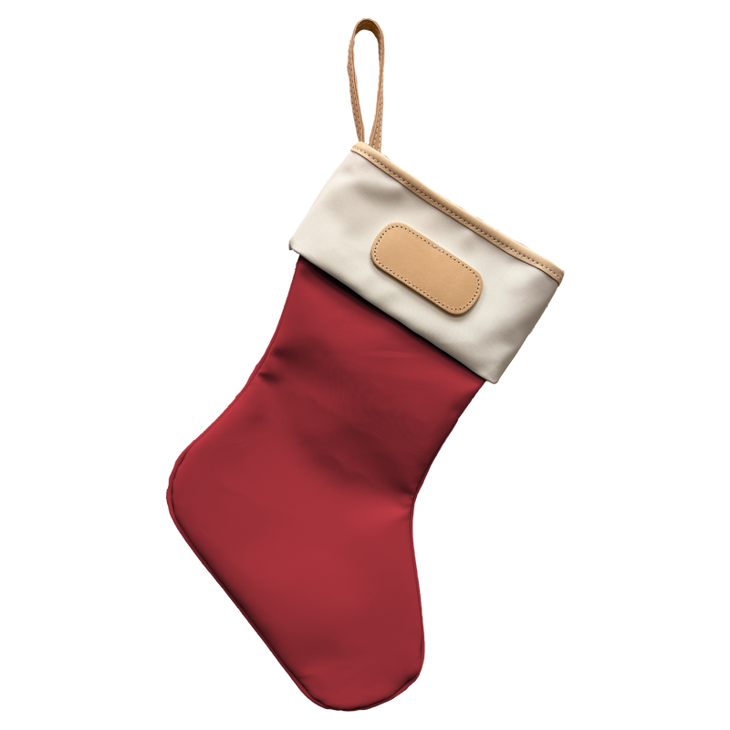Jon Hart Design - Christmas Stocking - Red Coated Canvas