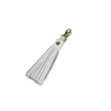 Jon Hart Design - Detachable Tassel - White Leather