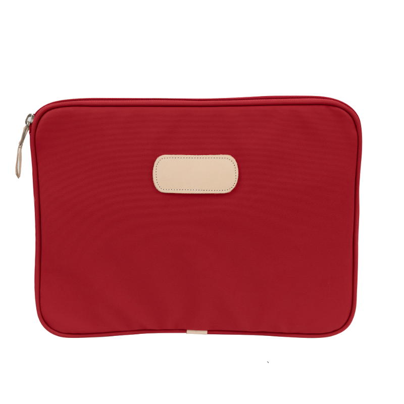 Jon Hart Design - Office 13’ Computer Case Red Coated Canvas