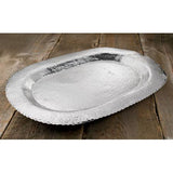 India Handicrafts Inc - 24’’ Oval Hammered Tray