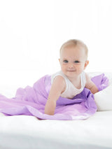 Luxe Macaron Collection Baby & Toddler Blanket (29" x 35"): Lilac