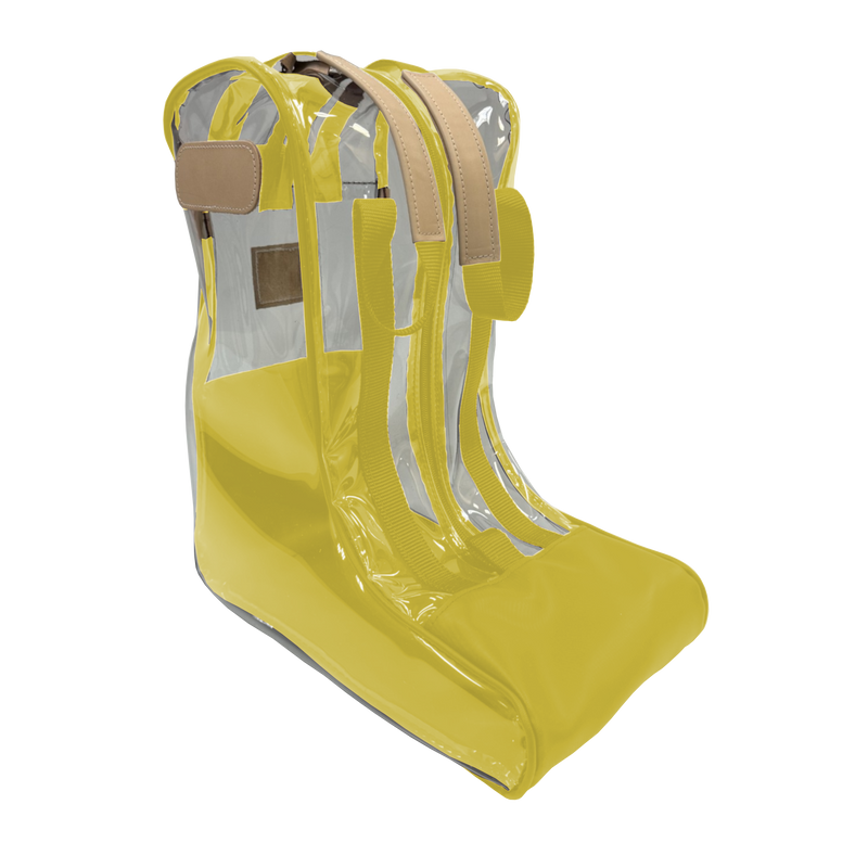 Jon Hart Design - Clear Boot Bag (new) - Lemon Coated Canvas