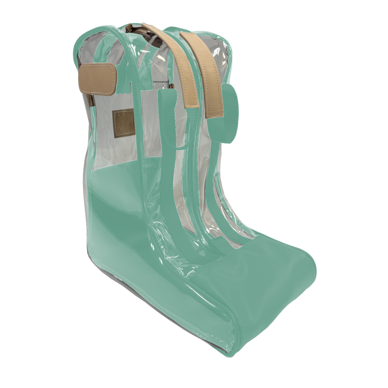 Jon Hart Design - Clear Boot Bag (new) - Mint Coated Canvas