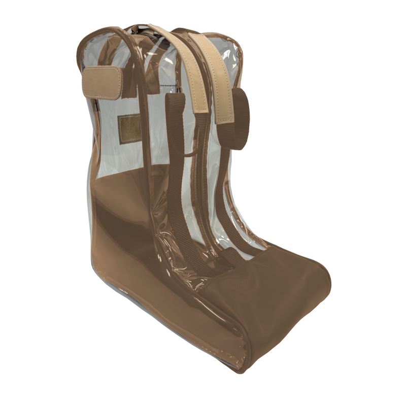 Jon Hart Design - Clear Boot Bag (new) - Saddle Coated