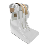 Jon Hart Design - Clear Boot Bag (new) - White Coated Canvas
