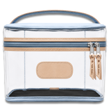 Jon Hart Clear Makeup Case - Lilac Coated Canvas