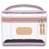 Jon Hart Clear Makeup Case - Leopard Coated Canvas
