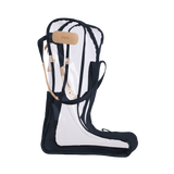 Jon Hart Design - Clear Tall Boot Bag (new) - Navy Coated