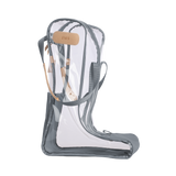 Jon Hart Design - Clear Tall Boot Bag (new) - Slate Coated