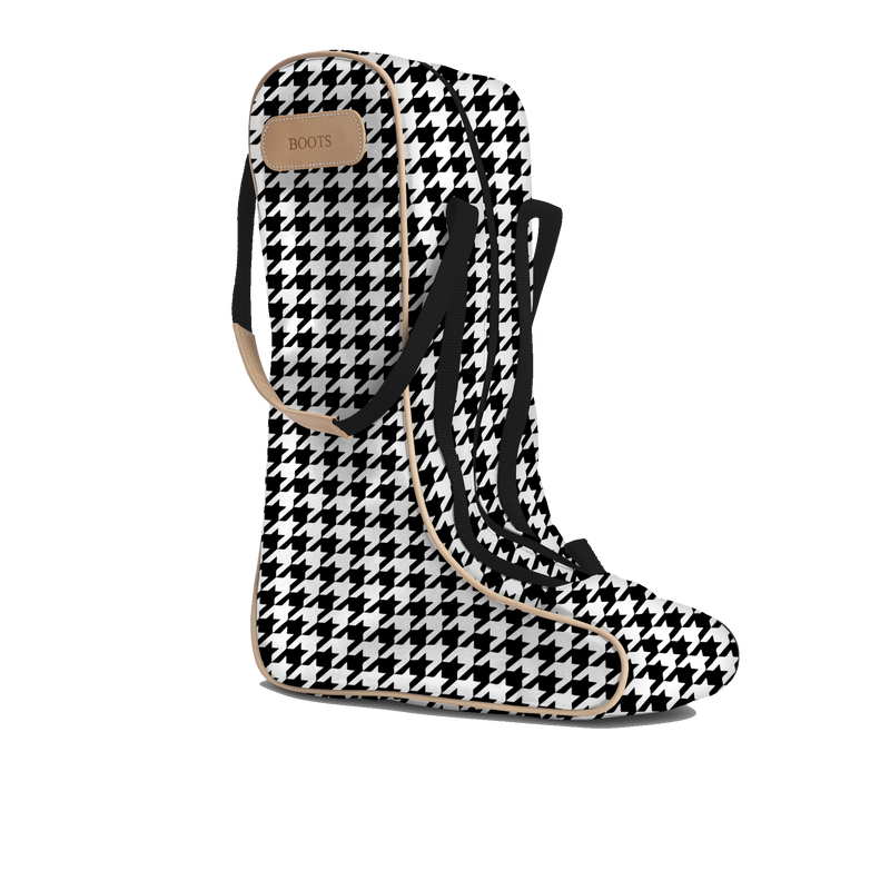 Jon Hart Design - Tall Boot Bag (new) - Houndstooth Coated