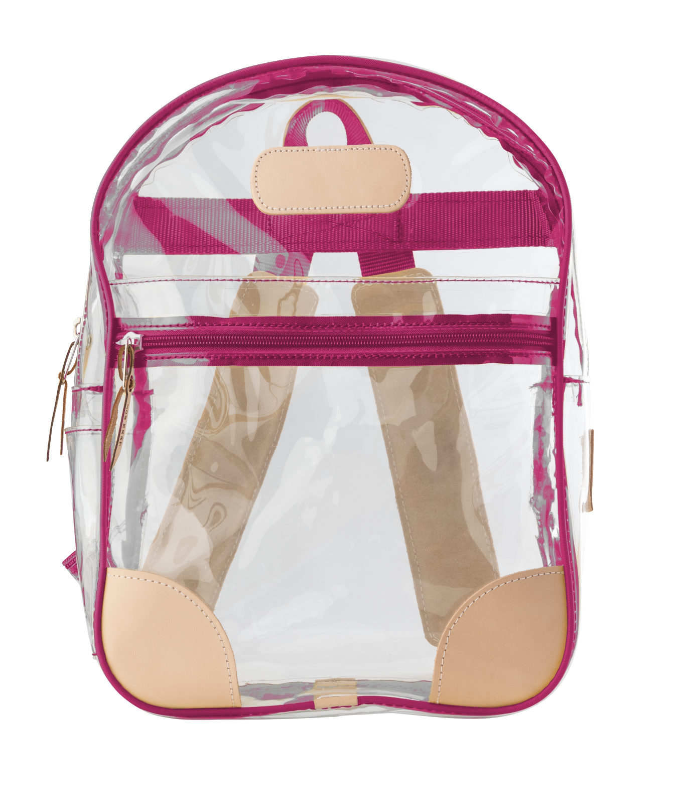 Jon Hart Design Clear Backpack Slate Webbing