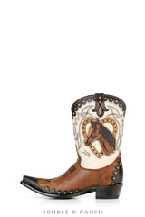 Horsiculture Boot in Bone and Nut by Double D Ranch