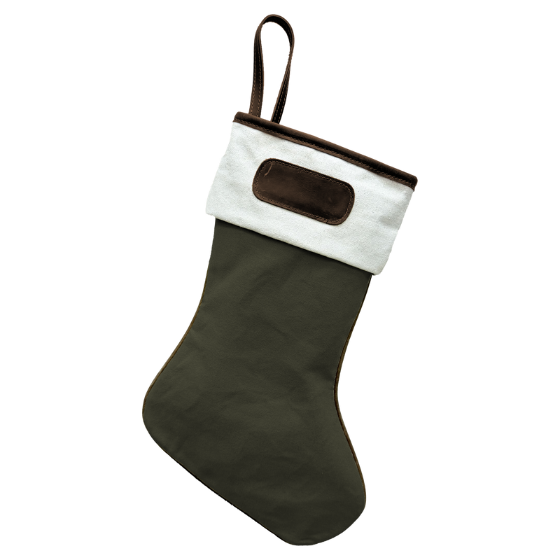 Jon Hart Design - Jh Christmas Stocking - Olive Canvas