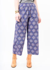 Tile Barrel Pants in Blue by Ivy Jane — view 3