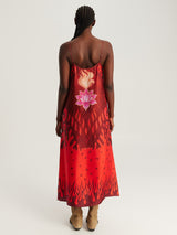 ME369 Olivia Red Aura Camisole Dress — view 2