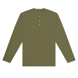 Texas Standard Agave Green Standard Waffle Henley