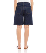 Denim Bermuda Shorts: Indigo / 6