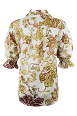 Sirena Blouson Sleeve Blouse in Fresco Floral view 3